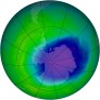 Antarctic Ozone 1992-10-25